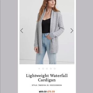 Lucky Brand oversized cardigan NWT XL